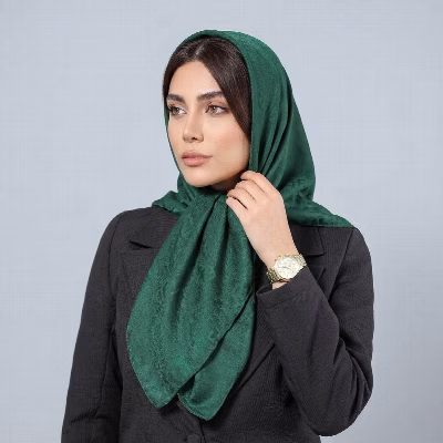 روسری زنانه مدل ژاکارد دو رو پانو H19