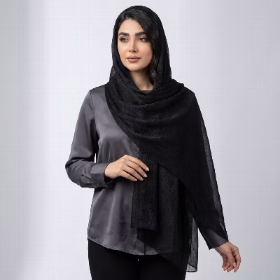 شال زنانه مدل نخ براق شاین