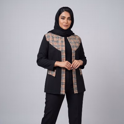 مانتو جلوباز زیر باسن زنانه مدل 27