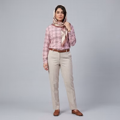 مانتو شومیزی زنانه مدل چهارخانه