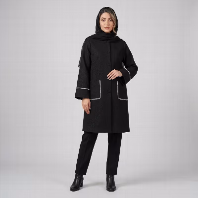 مانتو زنانه ماه پوش مدل بهاره و تابستانه و آستین کیمونو