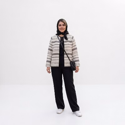 مانتو کتی زنانه کنفی بادی ذن مدل bzn04