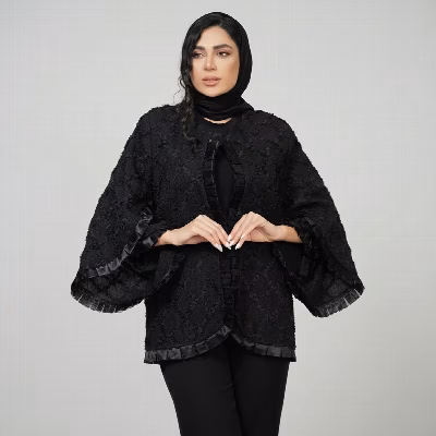 مانتو کتی زنانه مدل پفکی نیلان