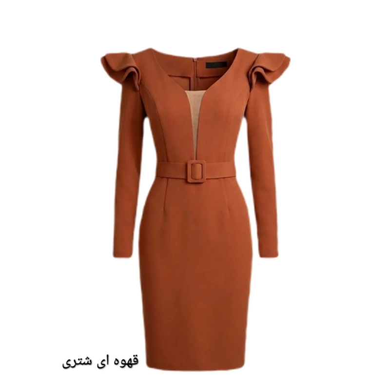 پیراهن یقه هفت زنانه مدل 9018